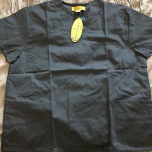 Dark Gray Scrub Top Size L. *NWT*